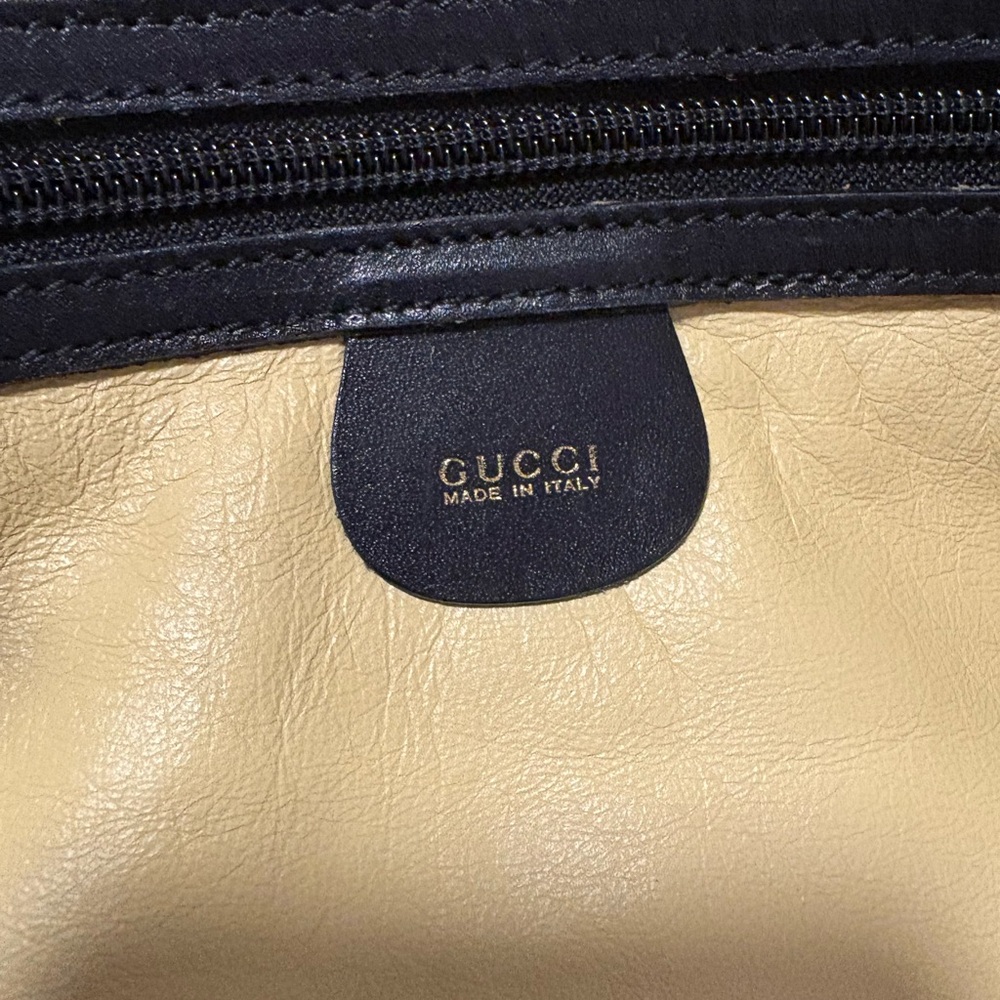 Genuine Gucci Black Cloth and Leather Women’s Briefcase - Picture 2 of 8